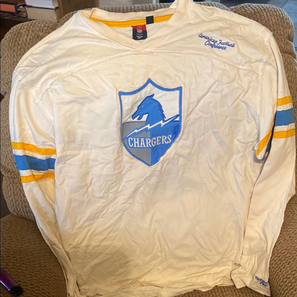 Reebok Chargers Long Sleeve Shirt